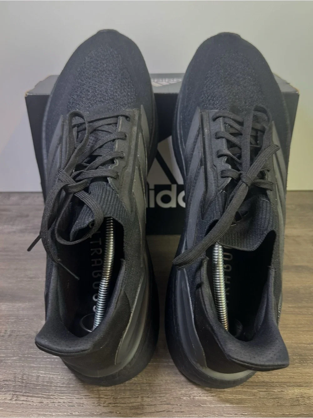 Adidas Ultraboost 5X Prime Knit Size 14 Sneakers Black/black EUC $180